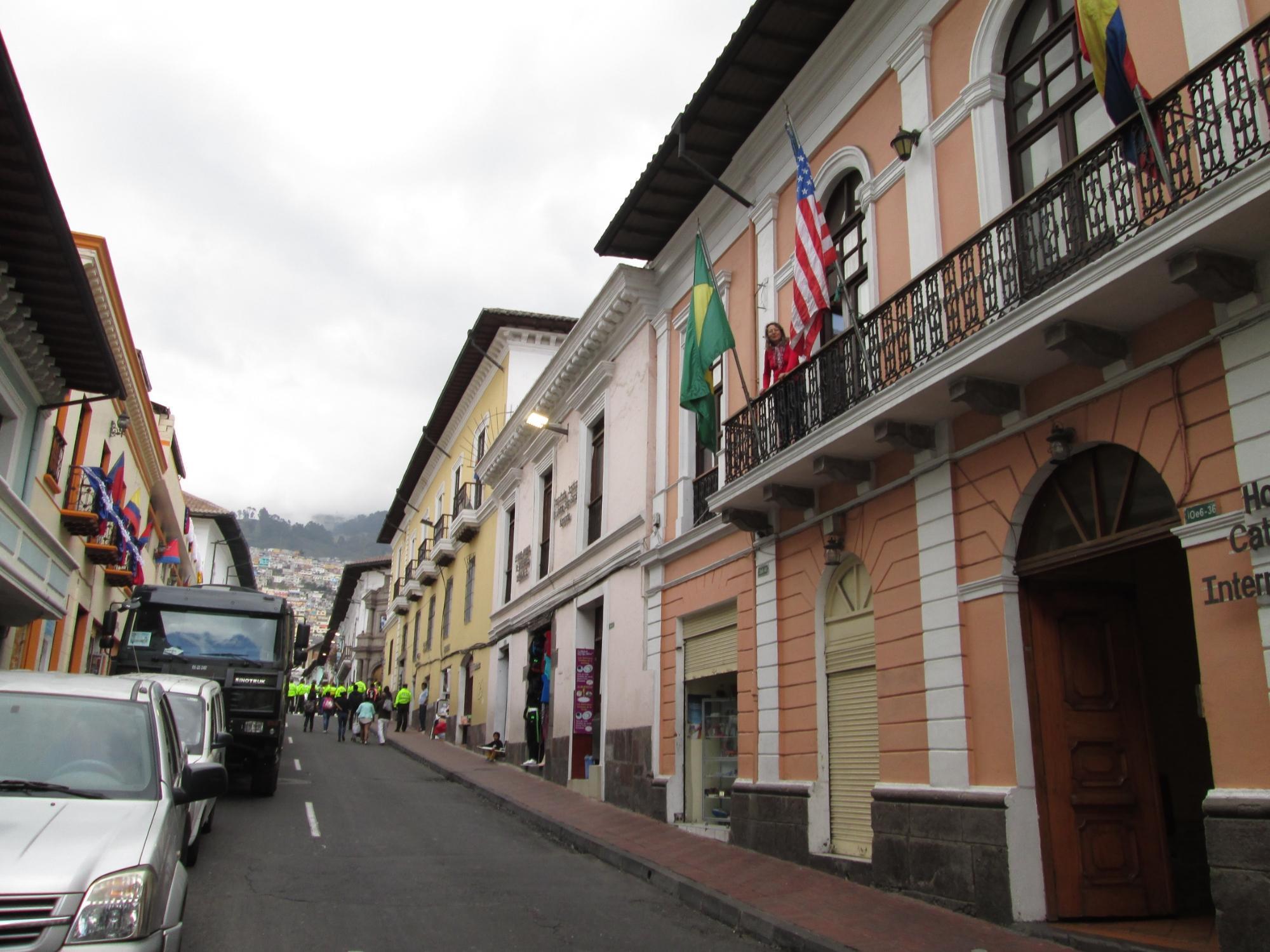 Hotel Catedral Quito Buitenkant foto